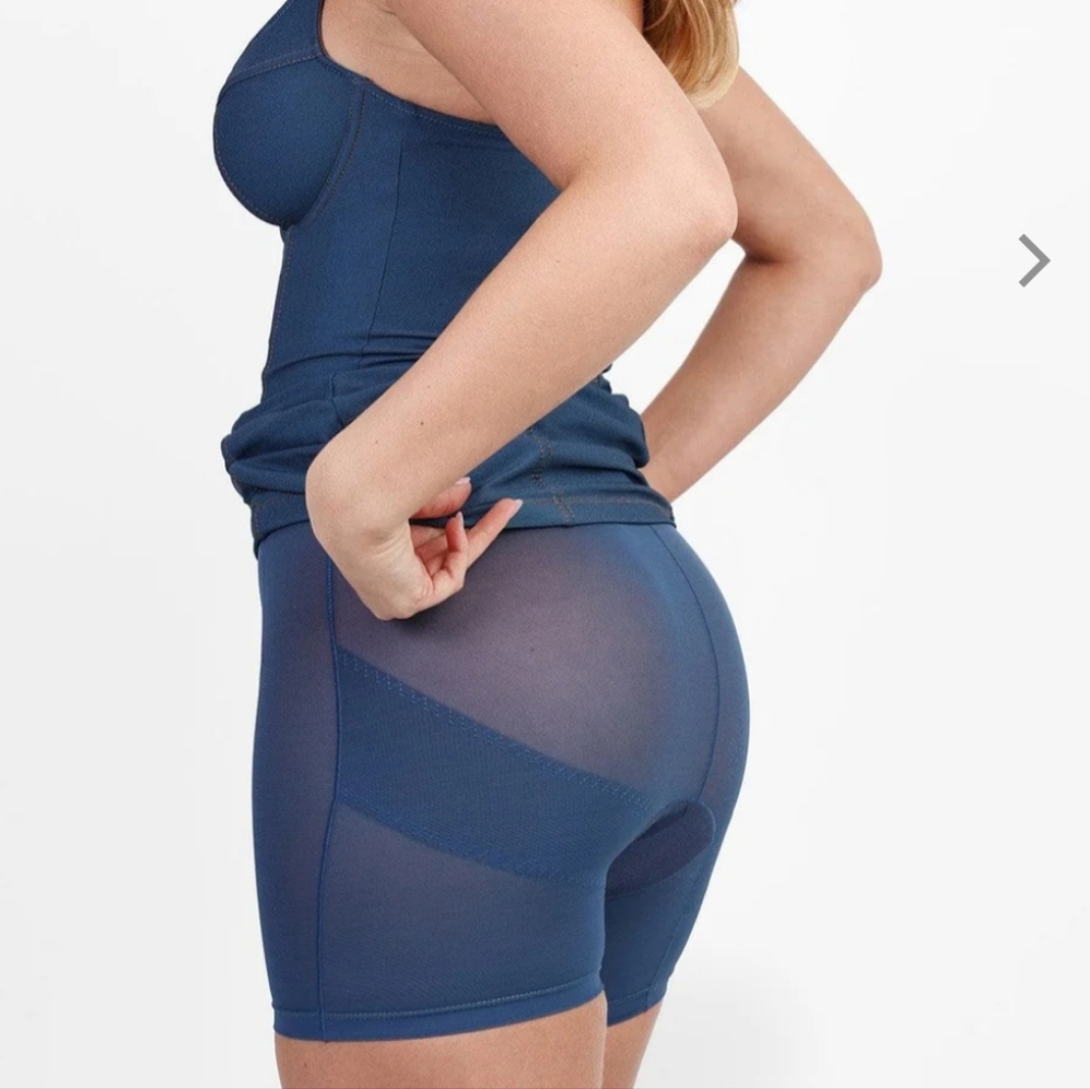 Shapewear Blue "Denim" Sculpting Dress, Popilush - Picture 3 of 3